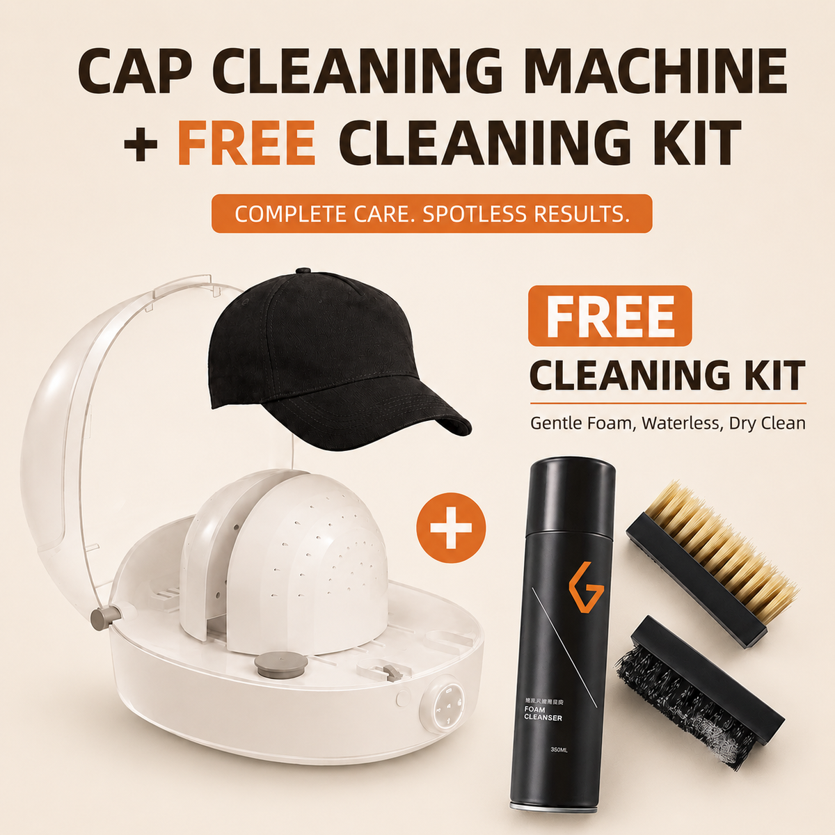 Clean Cap Epmotion Cap Care Machine + FREE Cleaning Kit – Capify